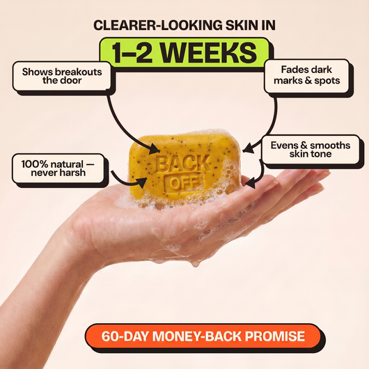 The Back Off Bar™ — Natural Soap for Back, Chest & Body Acne