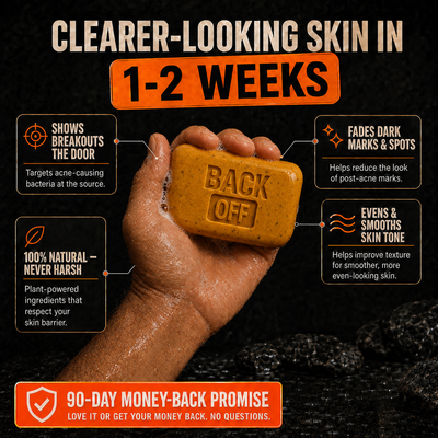The Back Off Bar™ — Natural Soap for Back, Chest & Body Acne