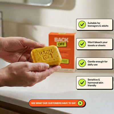 The Back Off Bar™ — Natural Soap for Back, Chest & Body Acne