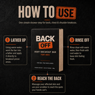 The Back Off Bar™ — Natural Soap for Back, Chest & Body Acne