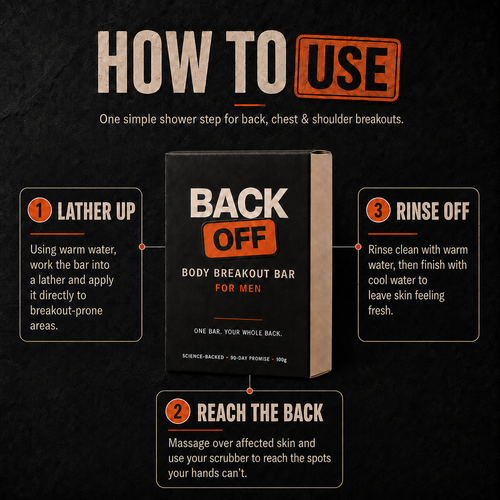 The Back Off Bar™ — Natural Soap for Back, Chest & Body Acne